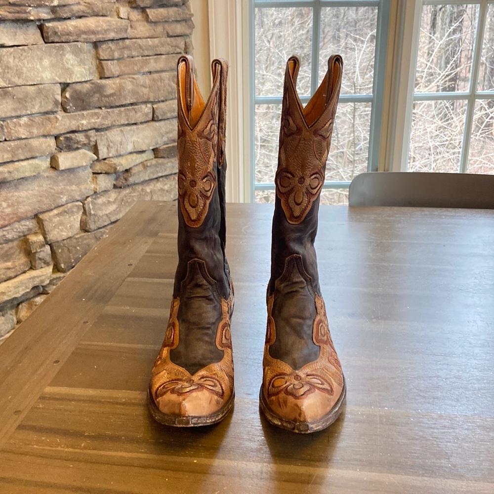 Cowgirl Boots Old Gringo Brown Size 9.5
